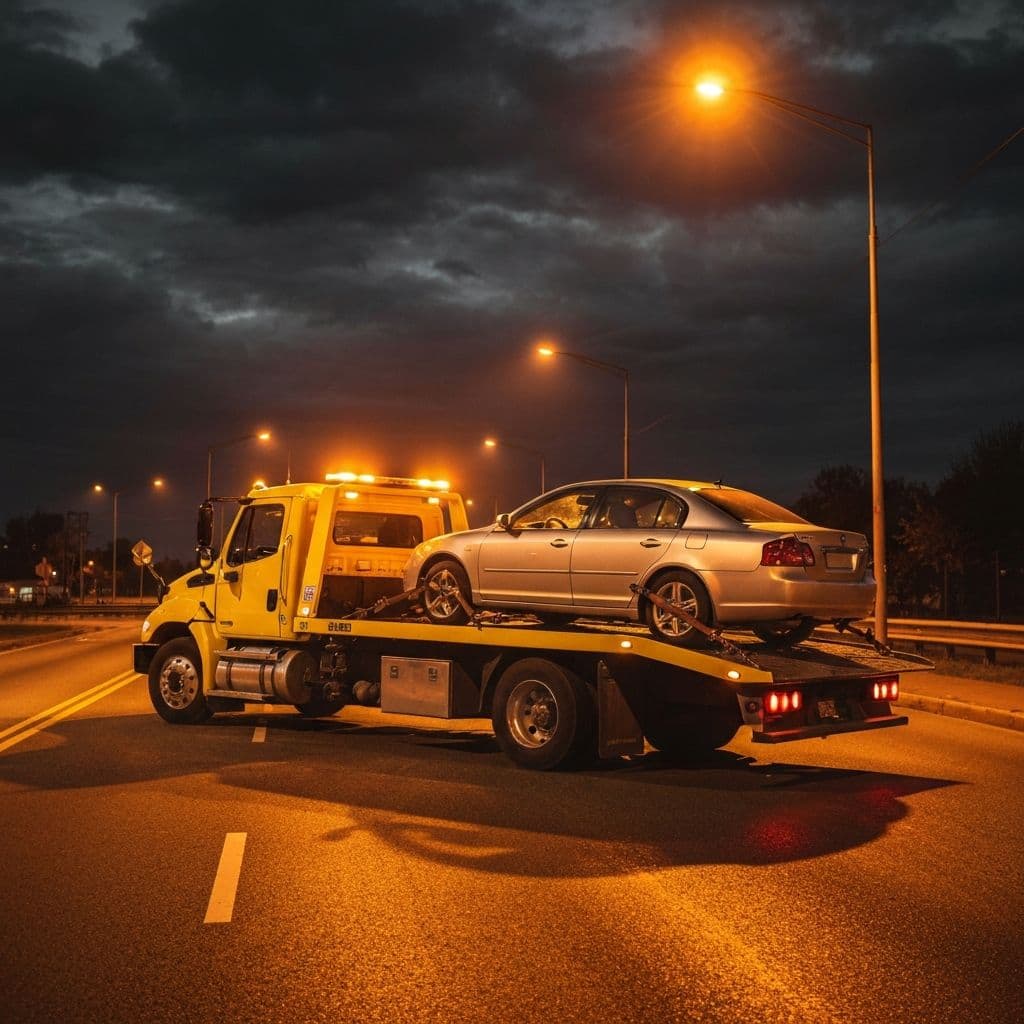 Эвакуатор за работой